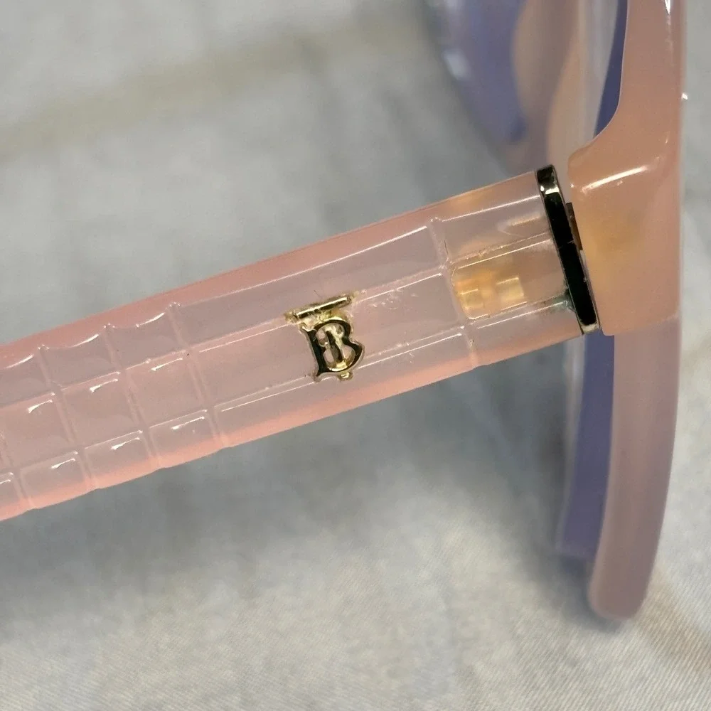 Burberry B 2363 3874 eyeglasses *frame only* Pink Cat Eye Women 53-17-140 Italy